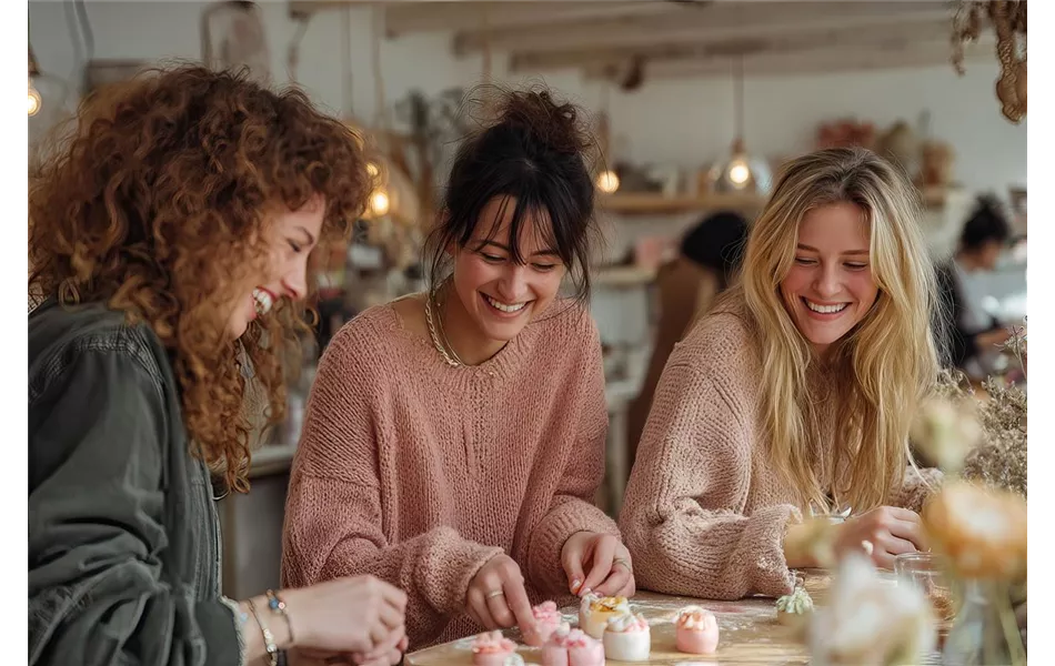 Kreativworkshop Orchideen + Sekt