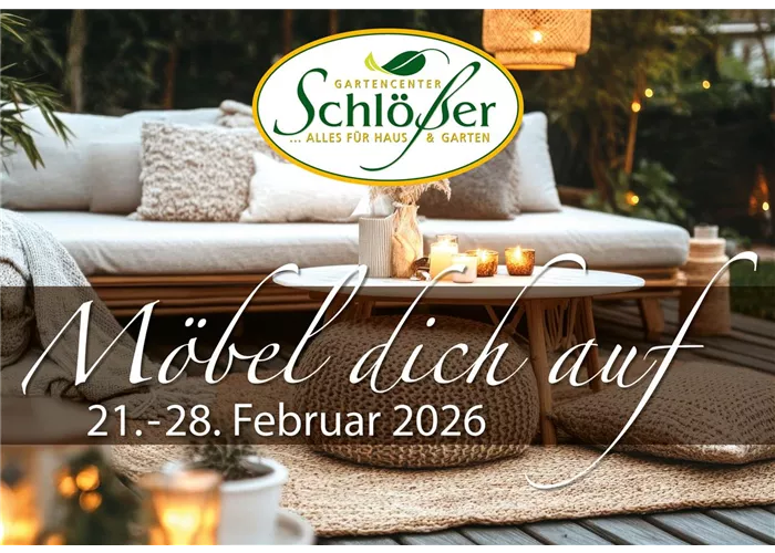 Gartenmöbel Themenwoche