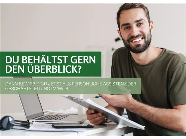 Assistenz der Geschäftsleitung (w/m/d) in Teilzeit