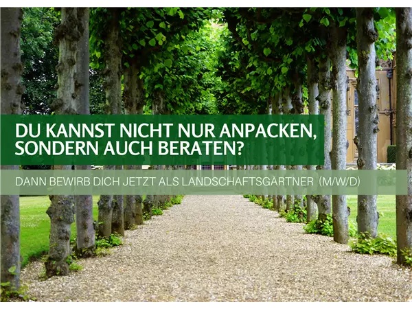 Landschaftsgärtner (m/w/d) mit Spaß am Verkaufen in Teil- & Vollzeit